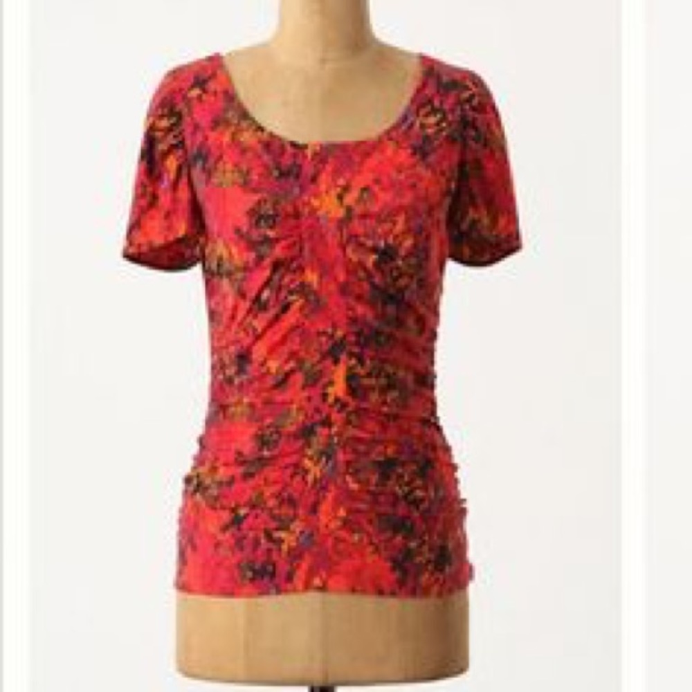 Anthropologie Maple Molten top